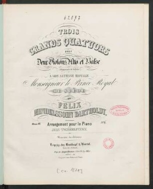No. 2: Quatuor : op. 44, No. 2