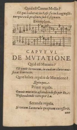 Caput VI. De Mutatione.