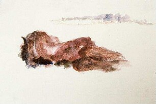 Liegende Figur (Rückenansicht)