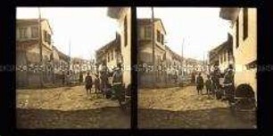 Belebte Straße im jüdischen Viertel, Belgrad