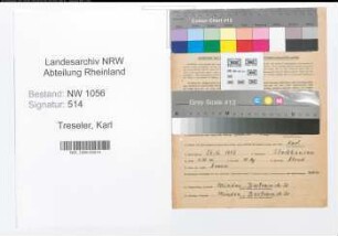 Entnazifizierung Karl Treseler , geb. 26.12.1902 (Polizist)