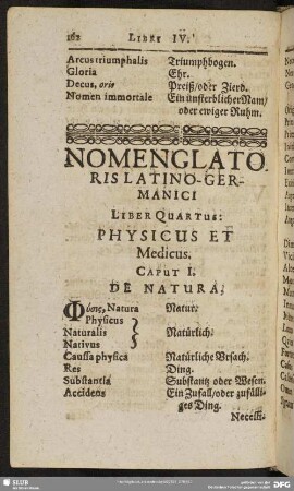Liber Quartus: De Natura