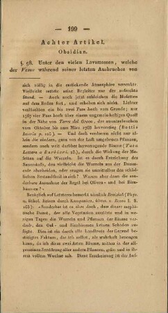 Achter Artikel. Obsidian.