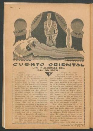 Cuento oriental : Las amazonas del rey de Siam