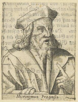 Bildnis des Hieronymus Pragensis