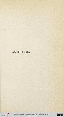 Antologia