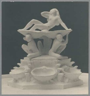 Brunnenentwurf mit liegender Frau I, 1914, Gips