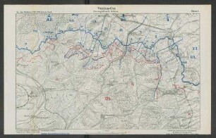 Skizze 1. Verdun=Ost. Der Angriff am 21. Februar.