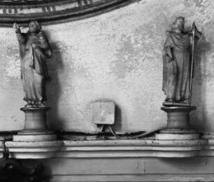 Die zwölf Apostel mit Salvator und Immaculata — Christus als Salvator (links)