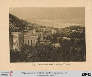 Capri - Panorama preso dal punto Tragara