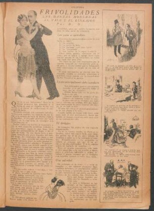 Frivolidades : Las danzas modernas. - El Yale y el Kinkajon