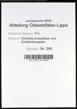 Kirchenbuchduplikat der katholischen Gemeinde Unna, Kreis Unna (GHT 1854-1869). (Gemeinde: Katholische Gemeinde)