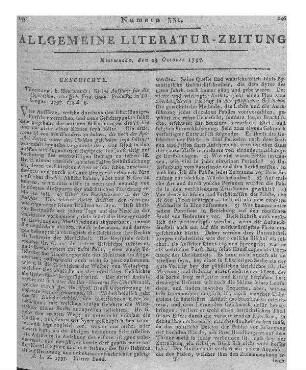August Rollo oder das Gewebe meiner Schicksale. Leipzig: Meyer 1796