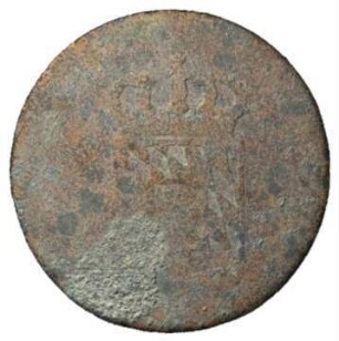 Fundmünze, Pfennig, 1825