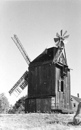 Jesewitz-Gallen. Eckard Mühle, Paltrockmühle (1924 umgebaute Bockmühle)