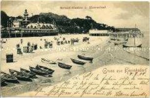 Ansicht des Heringsdorfer Strandes