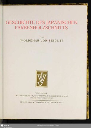 Geschichte des japanischen Farbenholzschnitts