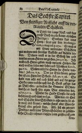Das Sechste Capitel. - Das Zehende Capitel.