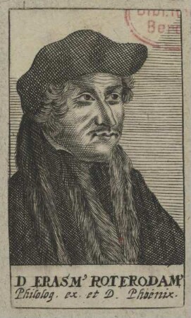 Bildnis des D. Erasmus
