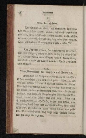 XII. Von der Sünde. [XII. De Peccato.]