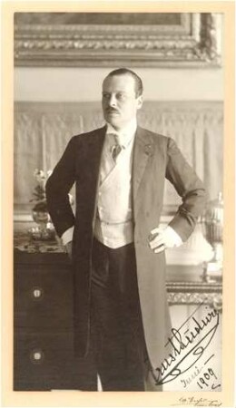 Fotografie Großherzog Ernst Ludwig von Hessen und bei Rhein