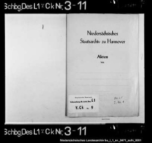 Kontributionsanschlag des Dorfes Meinsen mit Angabe des Viehbestandes