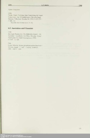 6.5. Australien und Ozeanien