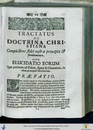 Tractatus De Doctrina Christiana