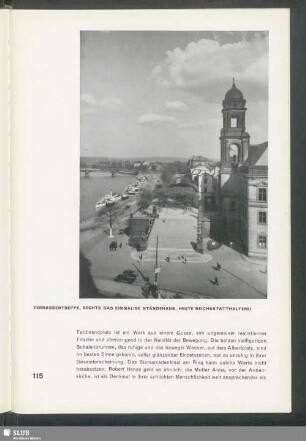Terrassentreppe, rechts des ehemaligen Ständehaus, heute Reichsstatthalterei