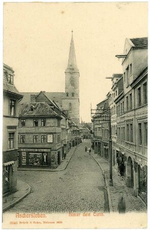 Aschersleben. Hinter dem Turm