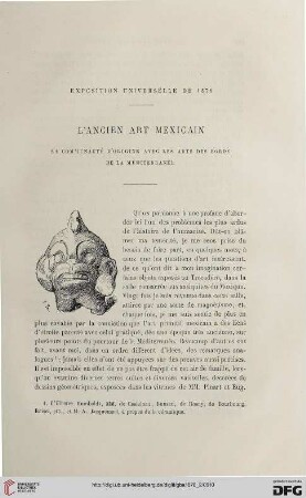 2. Pér. 18.1878: L' ancien art mexicain : Exposition Universelle de 1878