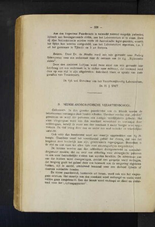 B. Nederlandsch-Indische Veeartsenschool.