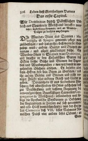 Das erste Capitul. - Das fünffte Capitul.