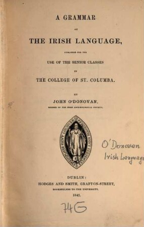 A grammar of the Irish language