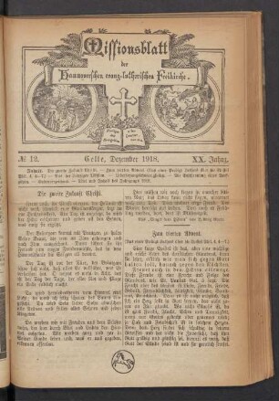 N° 12. Dezember 1918