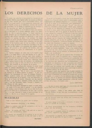 Los derechos de la mujer