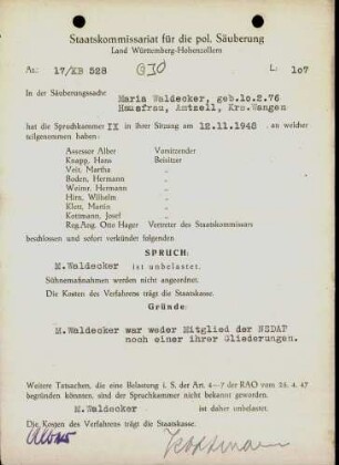 Waldecker, Maria