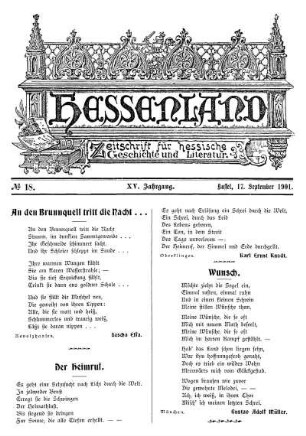 No. 18, 17. September 1901