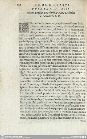 Epistola XIII.