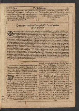 Der ander theil des Evangelii S. Lucas/ von der Apostel Geschichte.