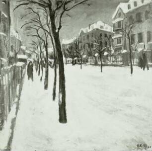 Vorstadt im Winter (Dresden)