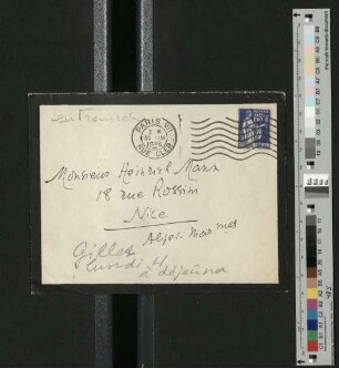 Brief an Heinrich Mann