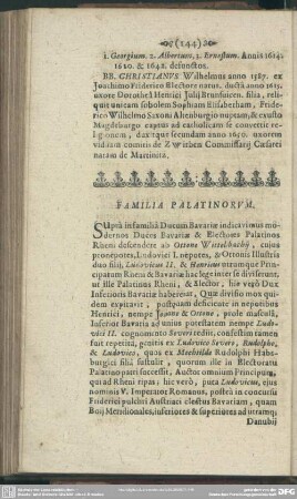 Familia Palatinorum
