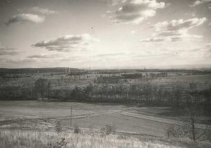 Dresden-Trachenberge. Blick über den Heller