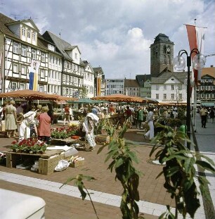 Bad Hersfeld. Linggplatz. Wochenmarkt