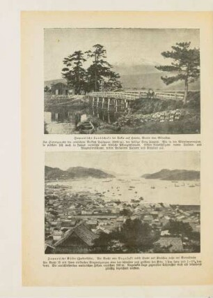 Japanische Landschaft bei Tokio auf Hondo, Breite von Gibraltar