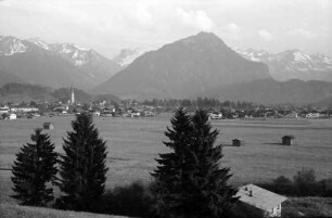 Oberstdorf: Gesamtansicht vom Hügel