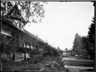 Kloster Lichtental Wehr- und Wandelgang (Klostermauer) Ansicht nach Osten
