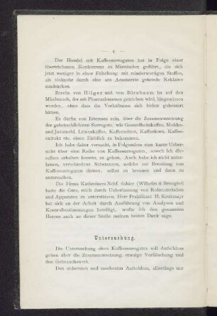 Untersuchung.