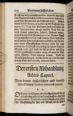 Achtes Capitel. - Neuntes Capitel.